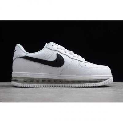 Nike Air Force 1 Low Air Zoom Beyaz / Siyah Kaykay Ayakkabı Türkiye - VVUE69DH